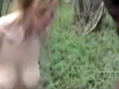 アナル, 黒人, フランス人, ハードコア, アウトドア, 妻