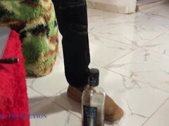 Mummy G.O Prays Then Gets Fucked Hard by Big Booty Chubby Girl