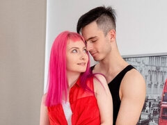 バック, キス, ペニス, オマンコ, ガリガリ, ティーン, オッパイの, 濡れ