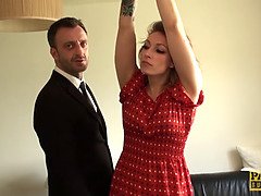 緊縛, デカチン, デカパイ, フェラチオ, イギリス人, 服従, フェティッシュ, Hd