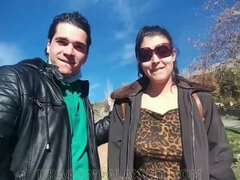 Enthousiasteling, Pijpbeurt, Autobus, Latijnse vrouw, Moeder die ik wil neuken, Buiten, Openbaar, Bekijker