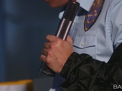 Kont, Voeten, Handbeurt, Likken, Masturbatie, Natuurlijke tieten, Kantoor, Tieten likken