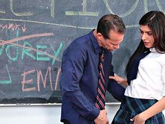 デカ尻, ブロンド, 茶髪の, 大学生, イく瞬間, 顔射, 教師, ティーン