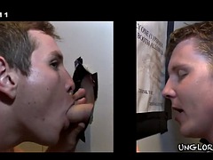 Enthousiasteling, Pijpbeurt, Sperma shot, Homo, Muurgat, Openbaar, Realiteit