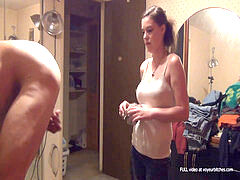 Amateur, Voiture, Exhib, Adolescente, Voyeur