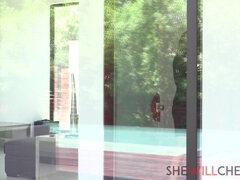 デカパイ, ブロンド, 浮気する, ハードコア, 異人種間, ラフ, オッパイの, 妻