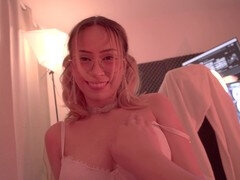 Mamada, Polla, Gafas, Maquina de follar, Masturbación, Orgasmo, Chupando, Juguetes