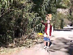Cute teen girl hitchhikes and banged by pervert stranger