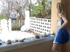 Arsch, Blondine, Blasen, Anfeuerer, Penis, Muschi, Jungendliche (18+), Titten