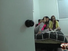 Abella Danger Double Penetration Threesome with Stepbrother & Friend - Blowjob, Big Tits, Big Ass