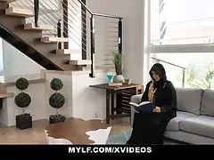 Arab milf in hijab nails egghead teenager- Kylie Kingston