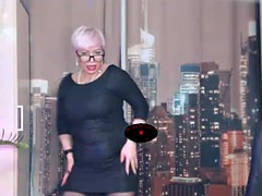 Grosser schwanz, Dildo, Oma, Riesendildo, Reif, Nippel, Titten, Spielzeuge