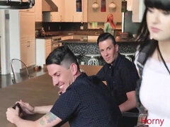 Amerikaans, Hd, Zoon, Taboe, Tiener, Trio, Tweelingen