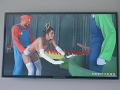 Asiatisch, Grosse titten, Blasen, Braunhaarige, Hundestellung, Aufs gesicht abspritzen, Höschen, Reiten