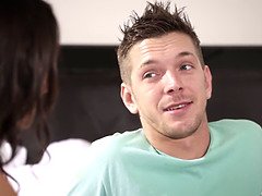 ベッドルーム, デカチン, フェラチオ, チン, 顔射, ハードコア, 母, 義母