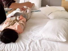 Asiatisch, Sadomasochismus, Braunhaarige, Fetisch, Hd, Japanische massage, Strumpfhose, Zierlich