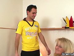 美人, ブロンド, 巨乳な, エロ熟女, お婆さん, オナニー, 淫乱熟女, 義母