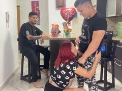 Cul, Tromperie, Cocu, Queue, En levrette, Petite amie, Fait maison, Fille latino