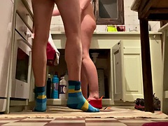 Leie, Grosse titten, Blondine, Europäisch, Flashen, Milf, Titten