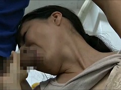 デカパイ, フェラチオ, 中出し, フェティッシュ, 日本人, オナニー, 熟年, 穴開きパンティ