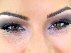 Arsch, Tussi, Schlampe, Braunhaarige, Dildo, Masturbation, Orgasmus, Rasiert