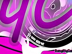 素人, 美女, デカパイ, 茶髪の, オナニー, 一人, ティーン, おもちゃ