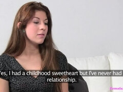 Enthousiasteling, Vrouw, Lesbisch, Masturbatie, Kantoor, Kut duiken, Vibrator, Maagd