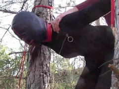 Enthousiasteling, Fetisj, Hardcore, Orgasme, Openbaar, Mager, Tiener, Vastgebonden