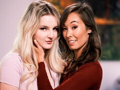 ベッドルーム, デカパイ, 指いじり, キス, オナニー, オマンコ, ストリッピング, ティーン