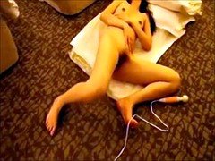 Amateur, Asiático, Chorro, Juguetes