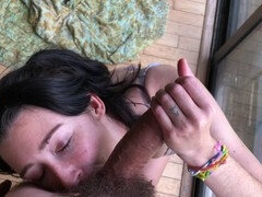 Большой член, Минет, Семяизвержение, От первого лица, Сосущие, Молоденькие, Шлюха