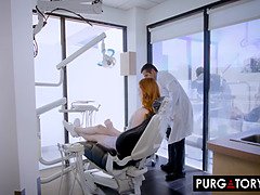 チン, バック, Hd, 小柄, 赤毛, ガリガリ, フェラする, オッパイの