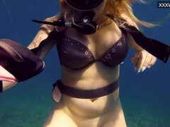 Playa, Tetas grandes, Hd, Masturbación, Piscina, Público, Solo, Bajo el agua