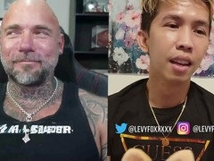 Americano, Británico, Papá, Gay, Peludo, Músculo, Desnudo, Tatuaje