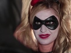 Babes, Big cock, Big tits, Blowjob, Cumshot, Doggystyle, Mask, Natural tits