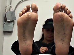 sweaty subway feet