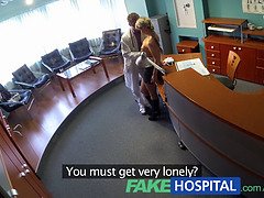 Blondine, Schwanz, Prüfung, Hd, Krankenschwester, Pov, Sohn, Spanner