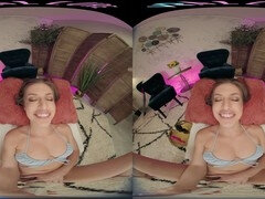 Vr porn, solo vr, girl masturbating vr
