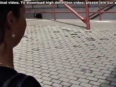 Enthousiasteling, Stel, Vriendin, Hardcore, Openbaar, Rijden, Toilet