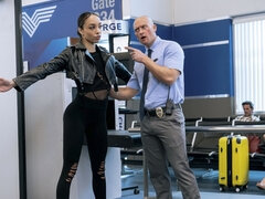 Alexis Tae gets fucked by cocky security guard