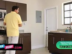 お尻, デカ尻, 黒人, 爸, 娘, 自家製, ラティーナ, オッパイの