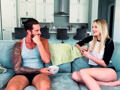 Большая жопа, Блондинки, Член, Собачьи, Ласковые ручки, Лизание, Белье, Чулки