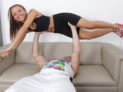 18 años, Culo, Verga grande, Mamada, Interracial, Tetas naturales, Adolescente, Tetas