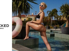 18, お尻, バック, 異人種間, 自然山雀, ガリガリ, ティーン, オッパイの