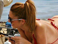 Nana, Plage, Bikini, String, Voyeur