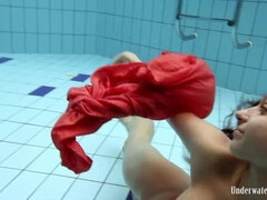 Kont, Grote mammen, Bruinharig, Vrouw, Hd, Natuurlijke tieten, Biljart, Openbaar