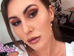 Arsch, Süss, Dildo, Lingerie, Masturbation, Solo, Spielzeuge, Nass