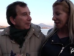 素人, アナル, ブロンド, エロ熟女, チン, 下着, 淫乱熟女, フェラする