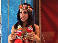 美女, デカチン, 茶髪の, 乱交