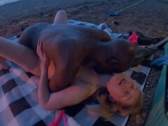 Bbc, tight pussy, outdoors